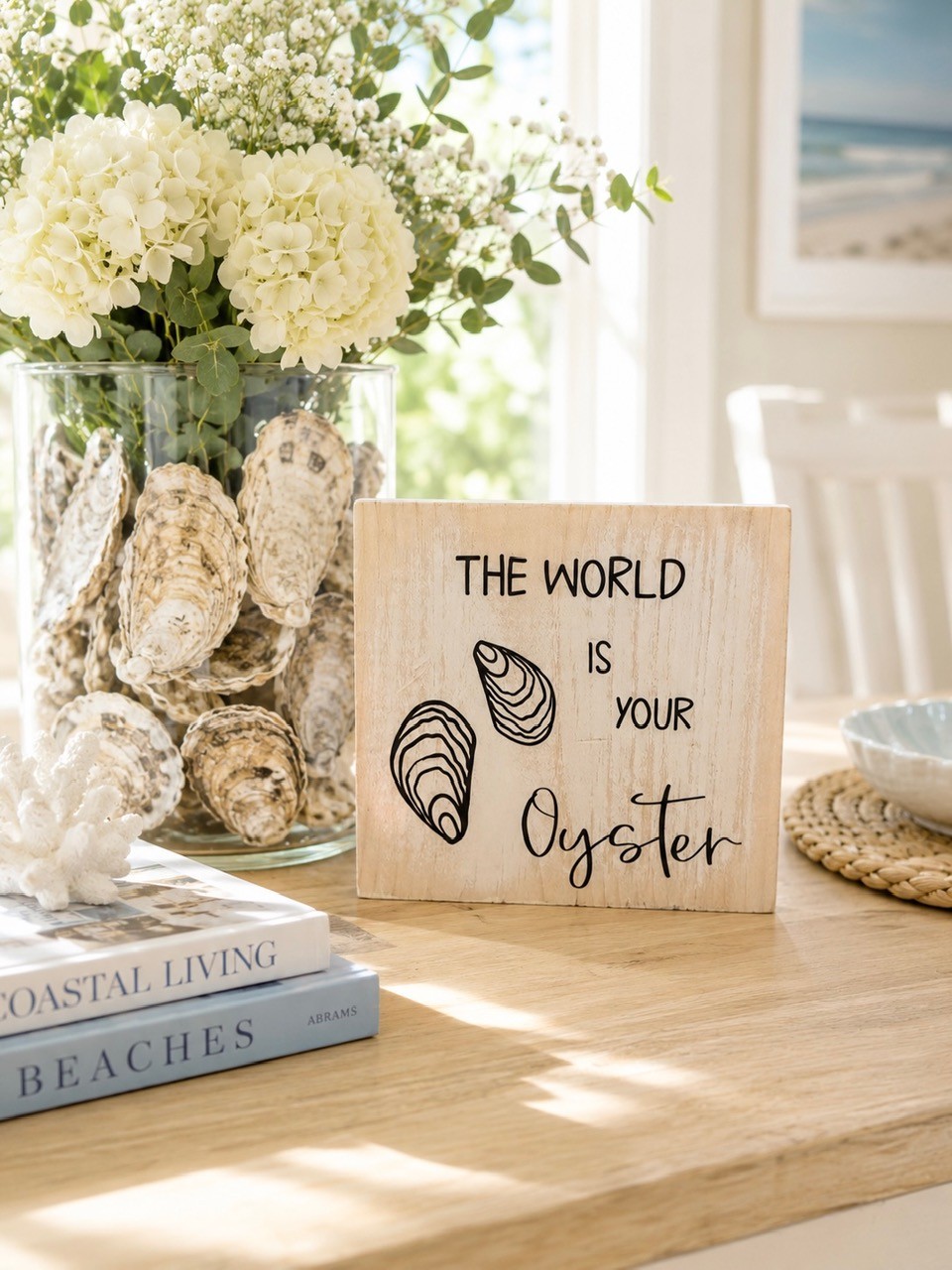 Handmade coastal sign and gifts