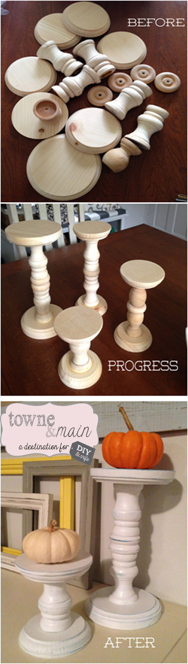 DIY Candle sticks